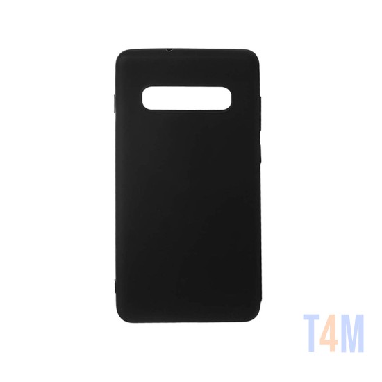 Capa de Silicone Macio para Samsung Galaxy S10 Plus Preto